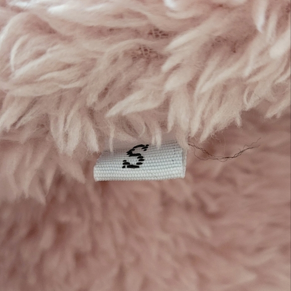 Chevron Pattern Half Zip Teddy Sweatshirt Size Small - Picture 4 of 5